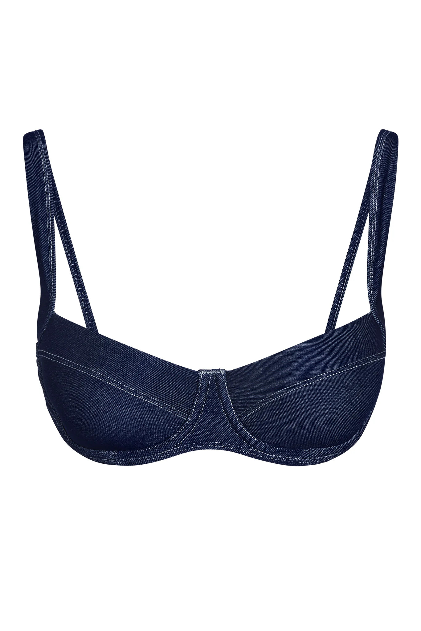 Sorrento Top - Blue Denim | Monday Swimwear