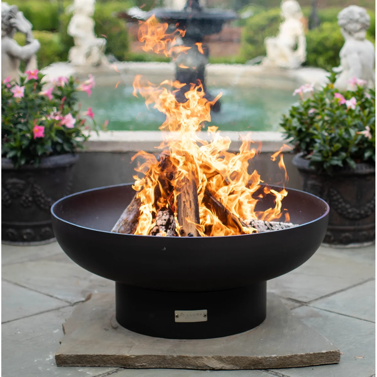 Harrogate Steel Wood Burning Fire Pit | Wayfair North America