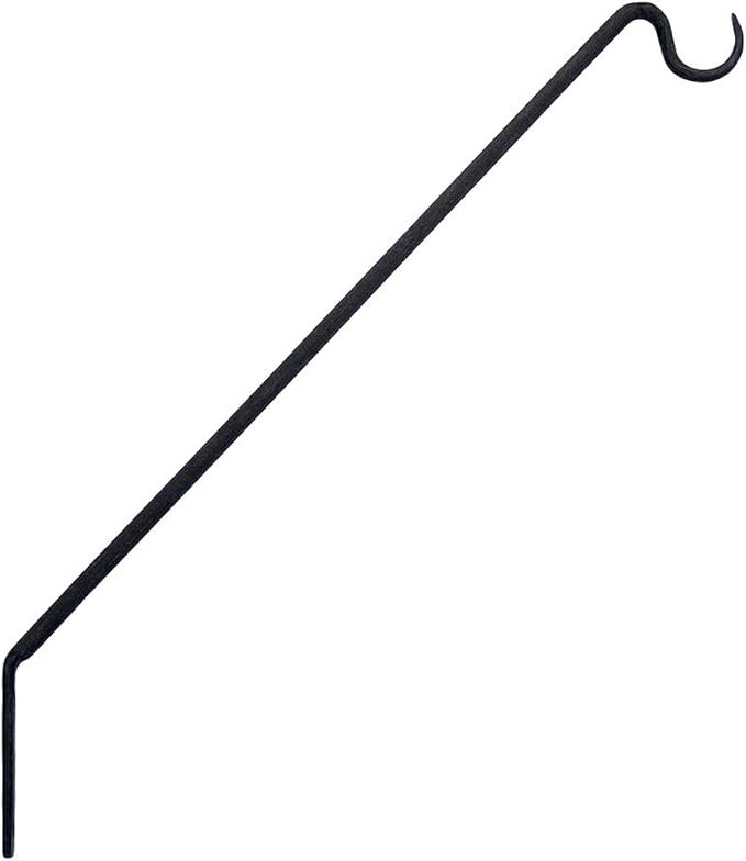 Achla Designs BGP-09, Angled Mount Bracket Shepherd's Pole, Black | Amazon (US)