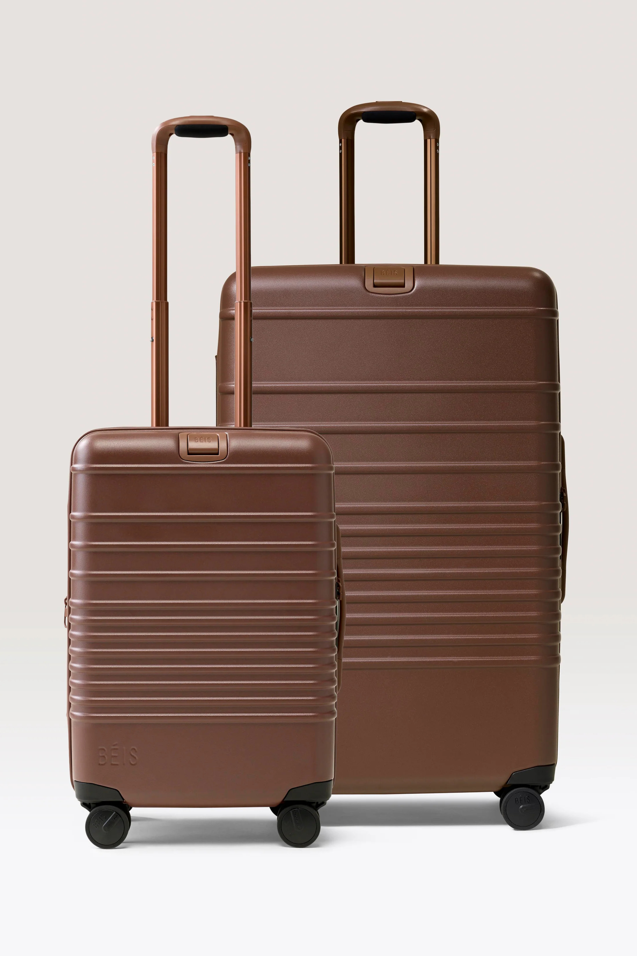 B\u00c9IS \u2018The NEW Luggage Starter Set' in Maple | BEIS