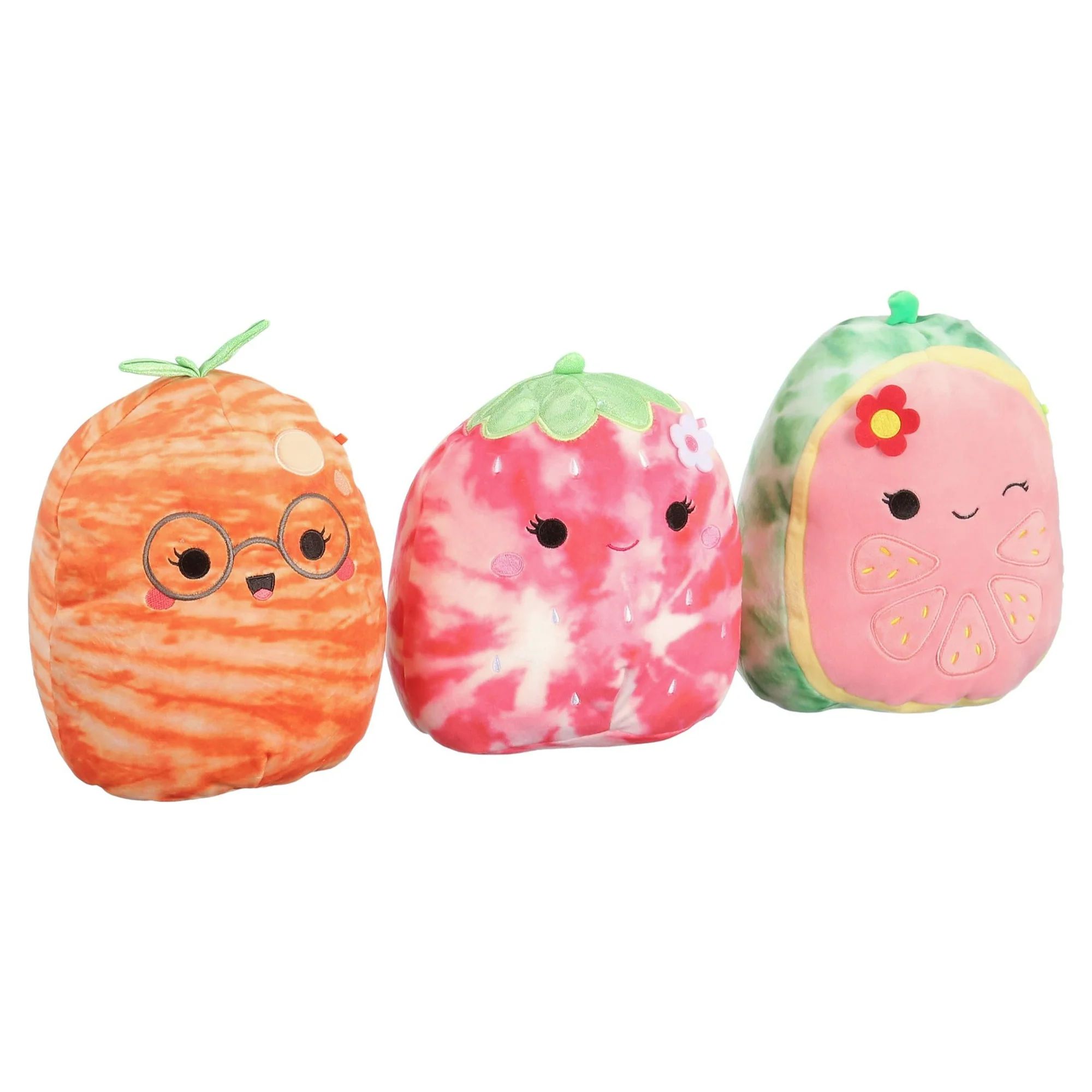 Squishmallows Official Kellytoy Plush 8" Fruit Value Box 3PK | Walmart (US)