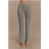 Malani Wide Leg Knit Pants - Sage I MESHKI I Size S | MESHKI US