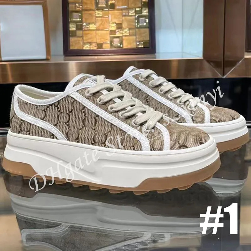 Fashion Printed Canvas Women's Thick Sole Shoes Sneakers with Lace up Casual Shoes | DHGate