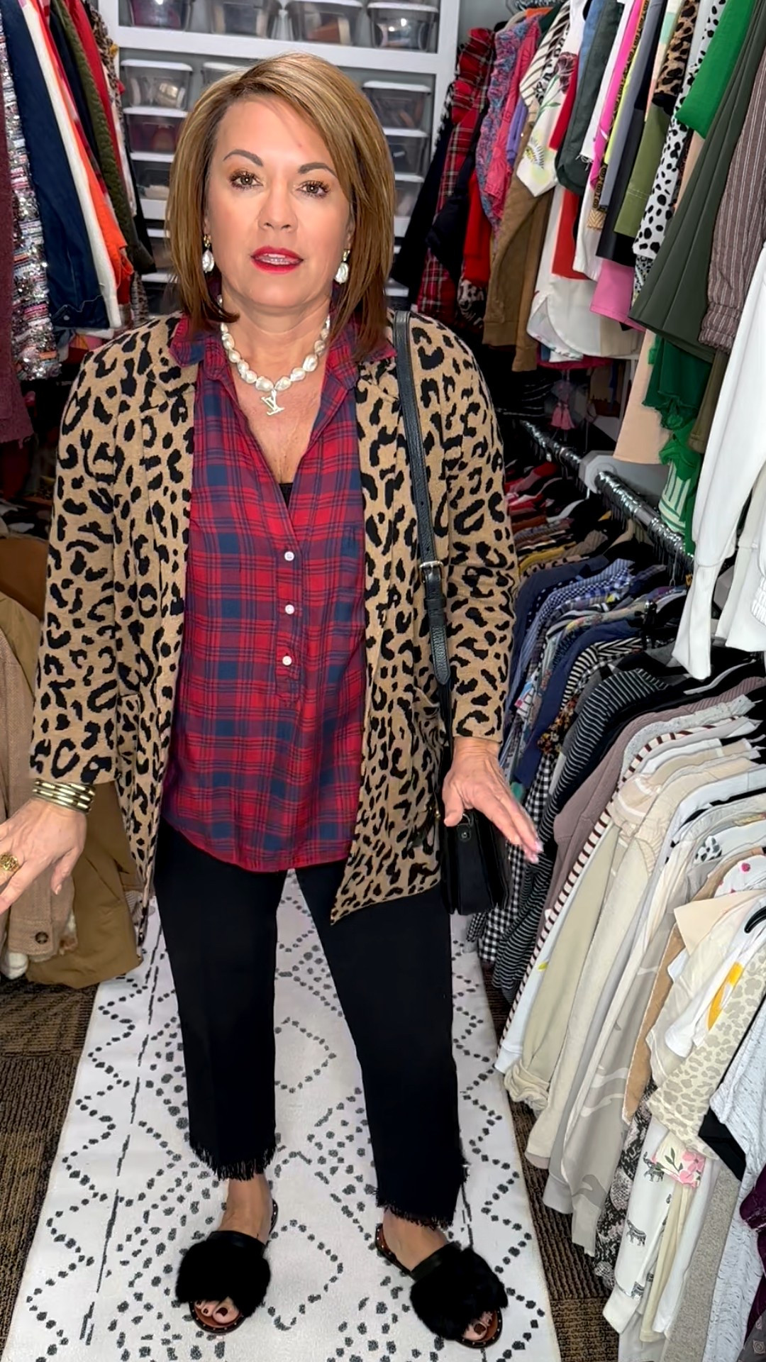 Leopard + Plaid Outfit | Chic Pattern Mix for Fall and Winter

This look proves that leopard and plaid are a match made in fashion heaven 🐆❤️ Perfect for fall days, casual Fridays, or a festive get-together. The key to pulling it off is keeping the base pieces simple — black pants and accessories let the prints do the talking.

Shop this outfit and similar pieces below ⬇️

leopard cardigan outfit, plaid shirt outfit, leopard and plaid mix, pattern mixing outfit, fall outfit idea, winter outfit women, casual chic outfit, holiday outfit women, fashion over 50, chic everyday outfit, amazon outfit ideas, cozy fall outfit, amazon fashion finds, black cropped pants, statement cardigan, how to mix prints, plaid outfit ideas, fall outfit inspiration 2025, comfy chic look, over 50 fashion blogger, bold prints outfit, fall to winter transition outfit, classic outfit with a twist, layered outfit idea

#LTKHoliday #LTKSeasonal #LTKFindsUnder50