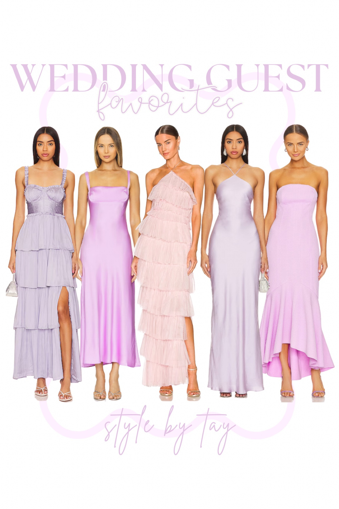 Love these purple and pink wedding guest dresses! 

spring wedding guest dress, summer wedding guest dress, purple wedding guest dress, pink wedding guest dress 

#LTKWedding #LTKSeasonal #LTKStyleTip