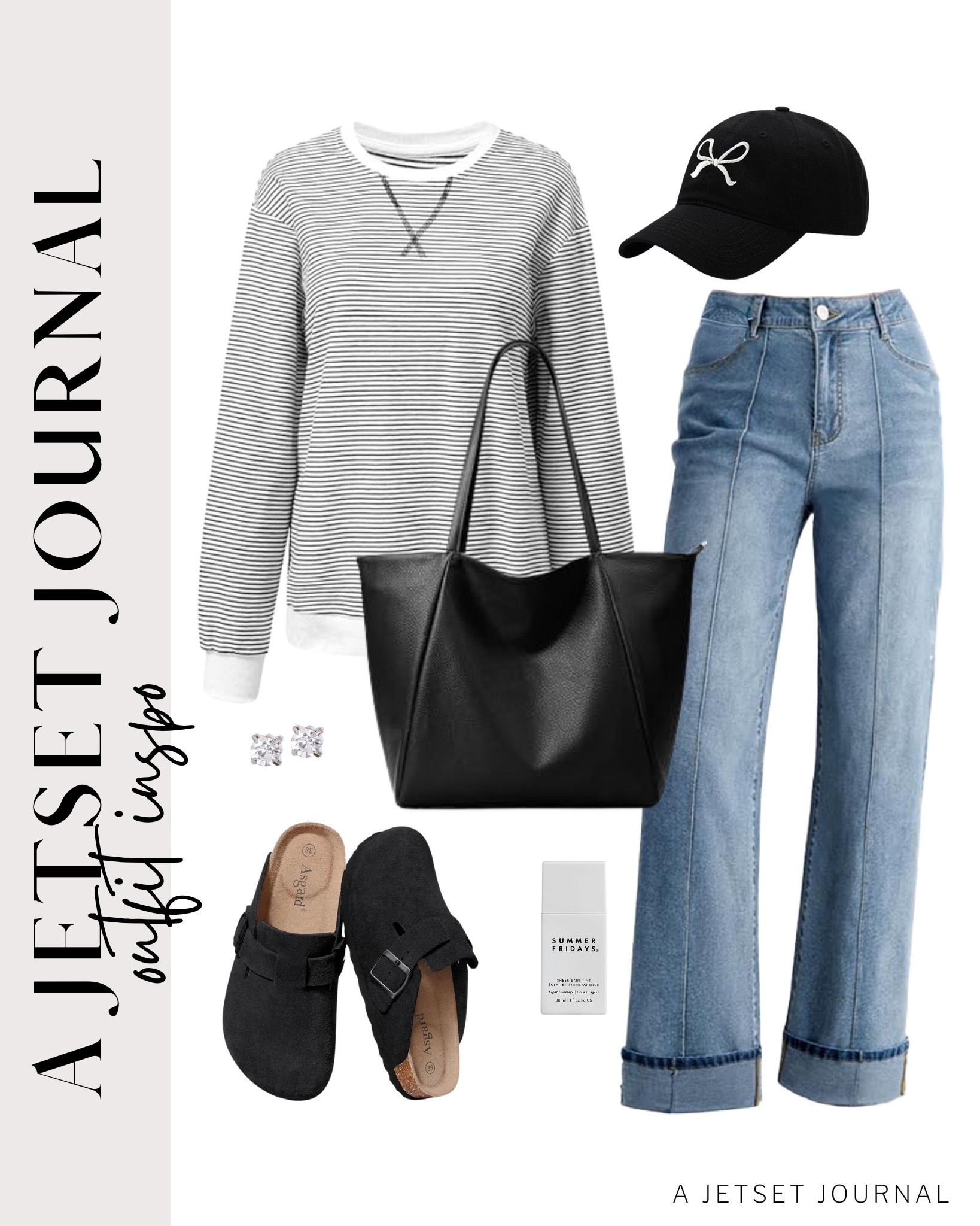 Cute look you’ll love with a striped crewneck and jeans! Perfect for everyday wear or casual days!
casual outfit idea, layering pieces, summer fridays skin tint, suede clogs, trendy look, viral products, casual outfit idea, how to style, ways to style, amazon fashion, affordable style, shoe inspo, fall outfit, fall style

#LTKSeasonal #LTKFindsUnder50 #LTKU