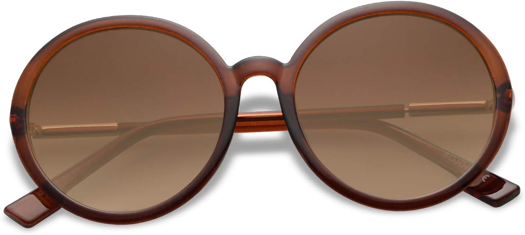 SOJOS Vintage Round Sunglasses for Women Classic Retro Designer Style SJ2121 | Amazon (US)