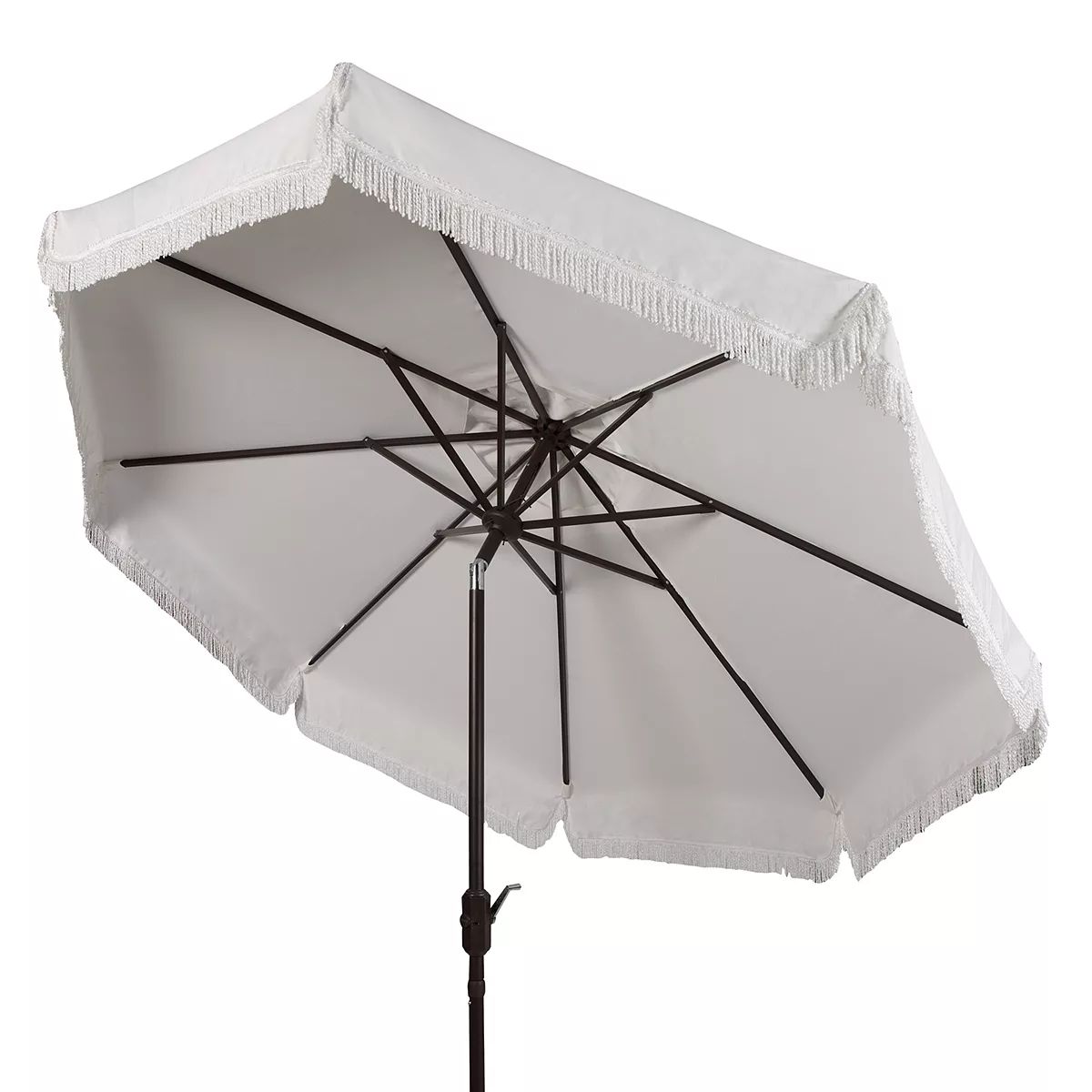Safavieh 9-ft. Fringe Trim Outdoor Patio Umbrella | Kohl's