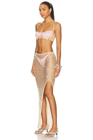 superdown Marlie Skirt Set in Natural from Revolve.com | Revolve Clothing (Global)