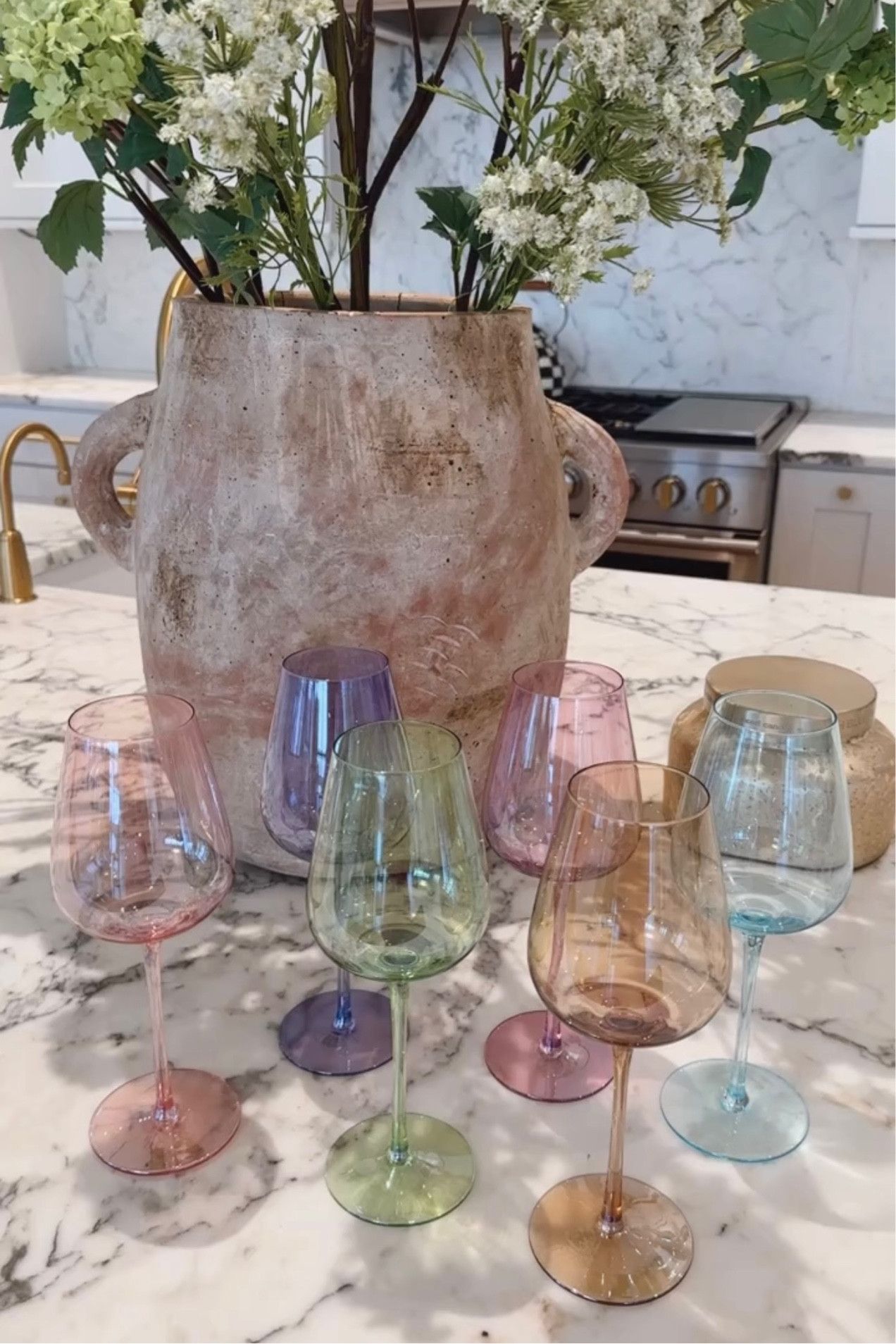 Physkoa Colored Wine Glasses Set … curated on LTK