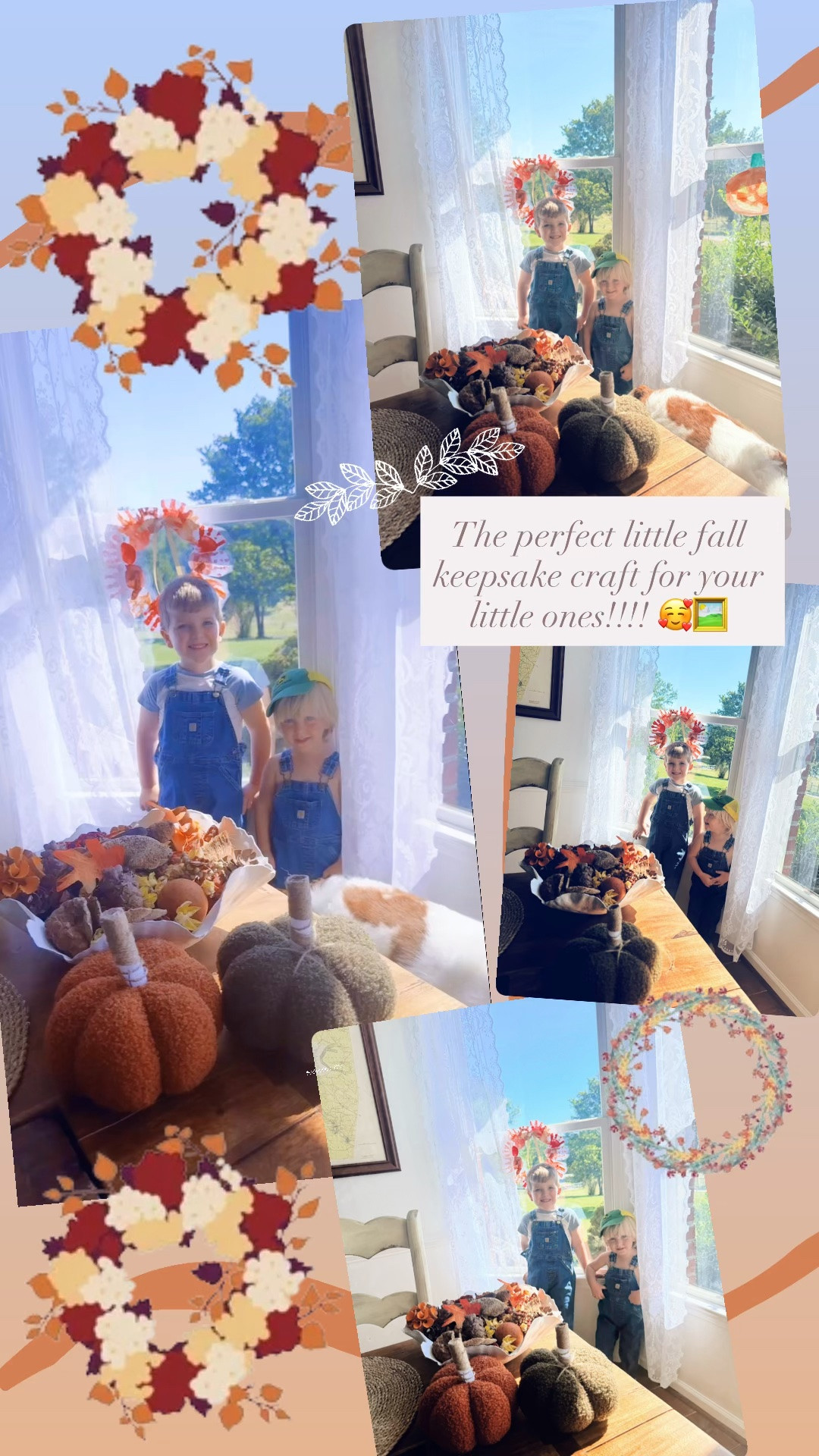 The perfect little fall keepsake craft for your little ones!!!! 🥰🖼️