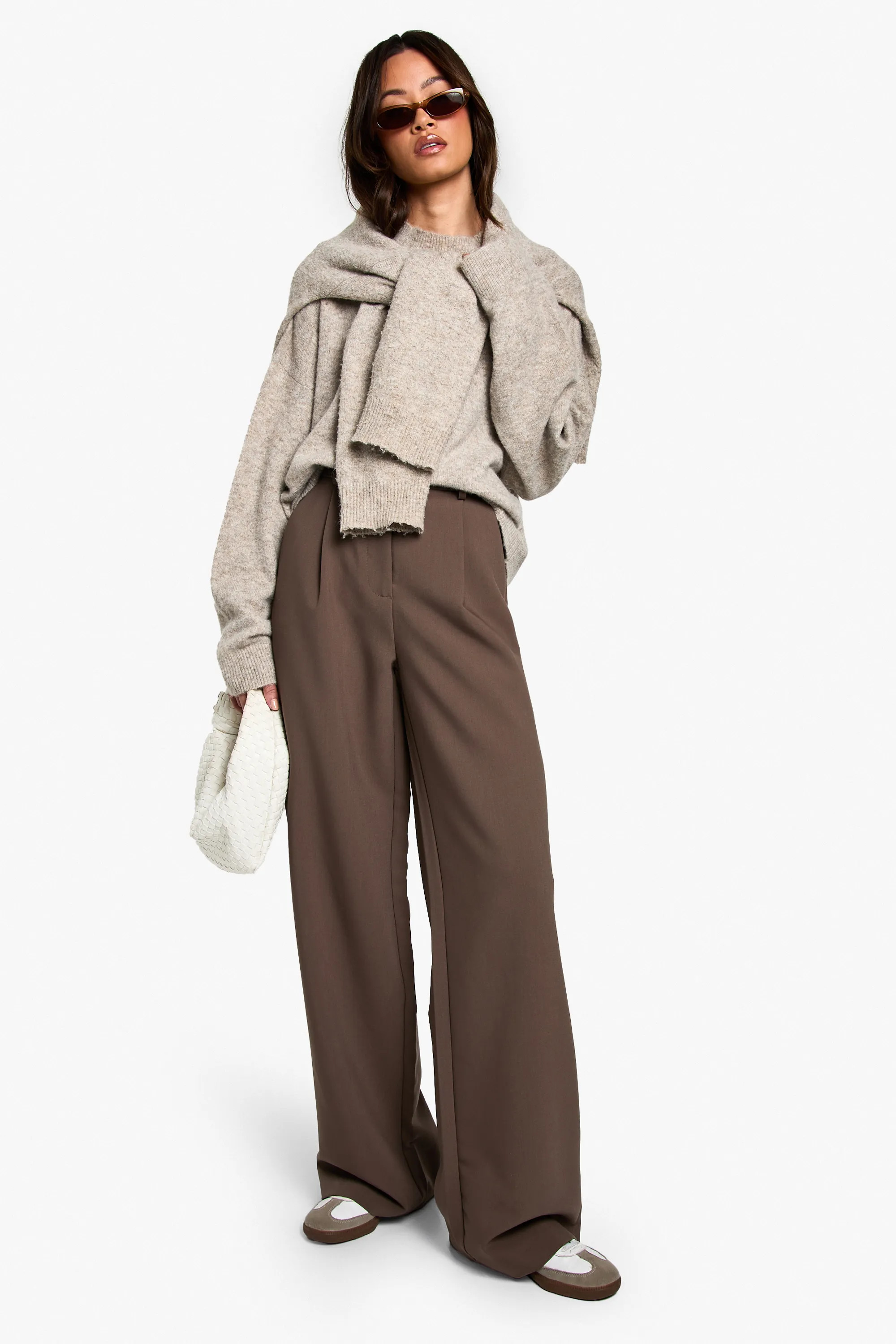 Tall Essential Straight Leg Trouser | Boohoo.com (UK & IE)