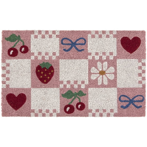 Mainstays Cross Stitch Outdoor Doormat, 18"x30" | Walmart (US)