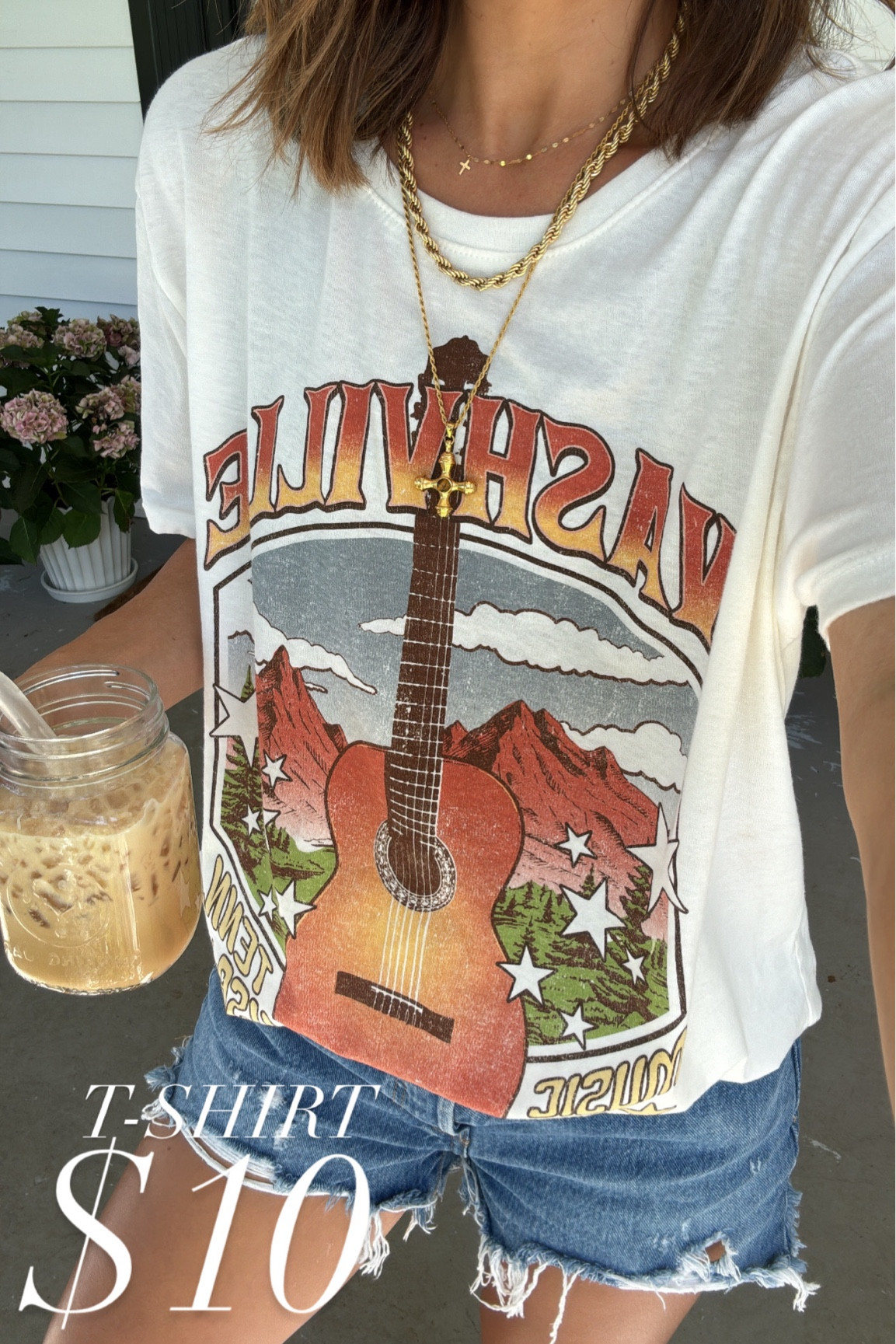 Nashville graphic tshirt size M
Levi’s shorts size 25
Sandals size 7W

#walmartfashion @walmartfashion #walmartpartner #country #concert #laurabeverlin 

#LTKFindsUnder50 #LTKFindsUnder100 #LTKSaleAlert