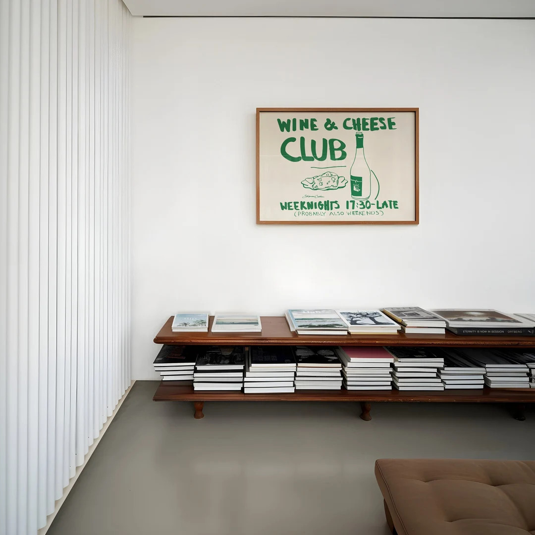 Horizontal Wine and Cheese Club Poster Vintage Food Poster Wine Print Retro Food Art Mid Century ... | Etsy (US)