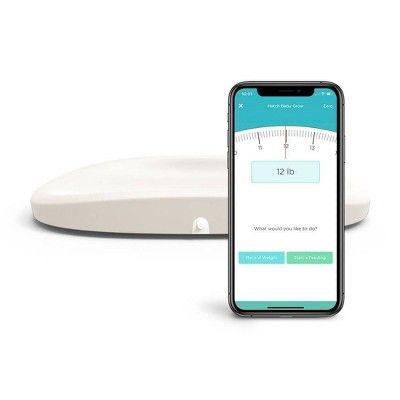 Hatch Grow Smart Changing Pad &#38; Scale (Limited Edition) - White | Target