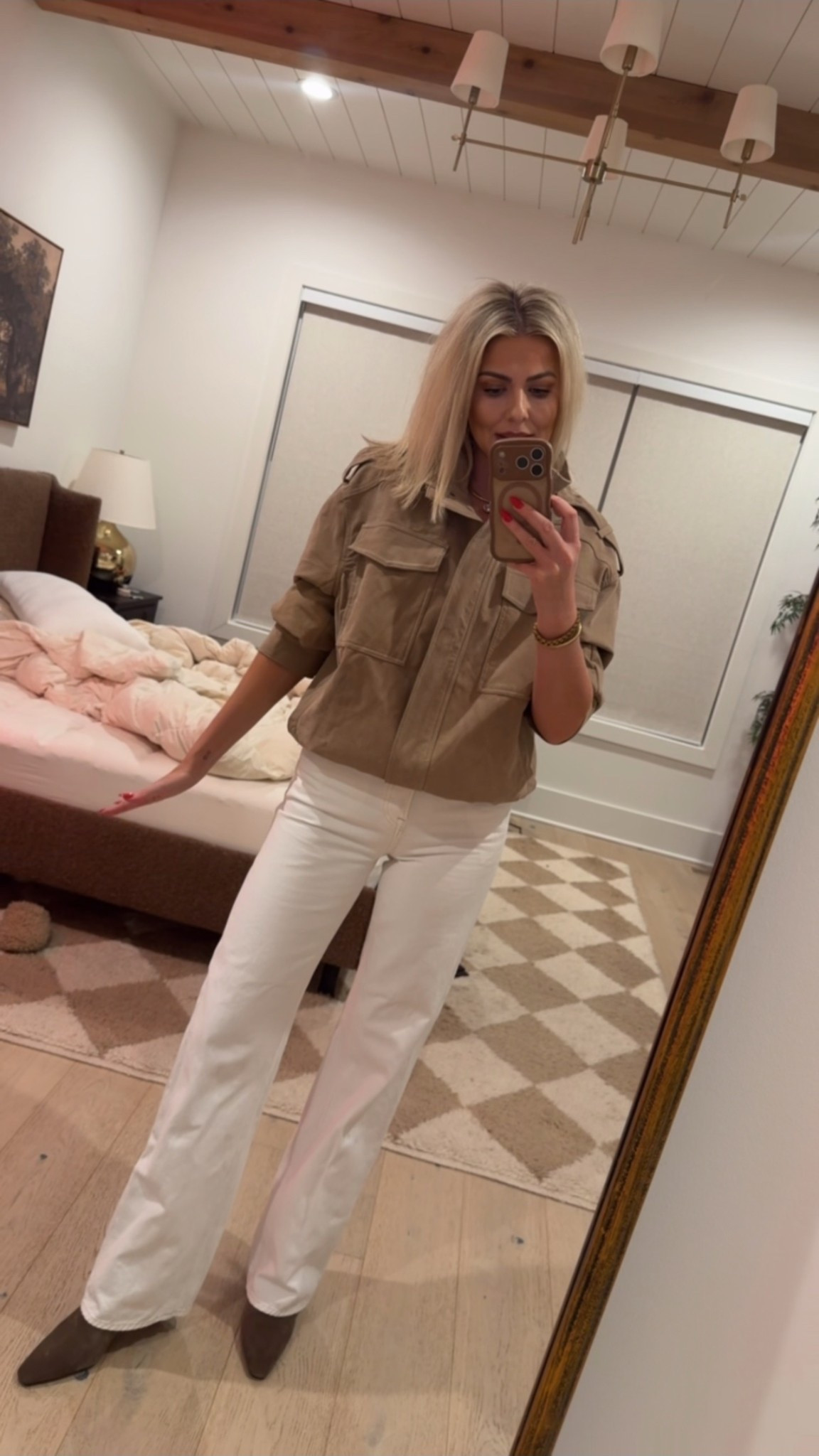Amazon suede jacket under $50 - in size small
White denim 
Winter outfit 

#LTKSaleAlert