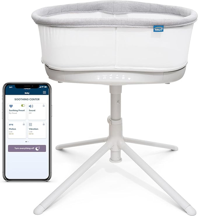 HALO BassiNest Connected Swivel Sleeper 3.0 – Smart Bassinet with AutoSoothe™, 360° Swivel, ... | Amazon (US)
