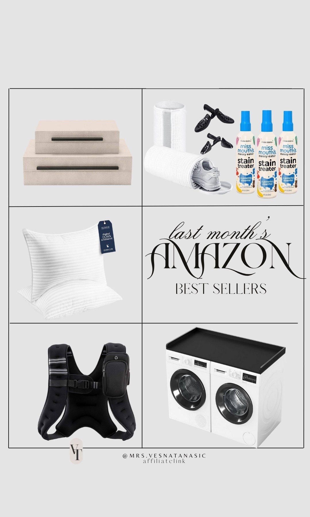 Last month’s Amazon best sellers! All of my favorites too! 

@amazon @amazonhome #amazonhome #founditonamazon #amazonfinds #amazon #home #interior #homeoffice #bedroom #neutralhome #cozyhomr #laundrybag #laundry #washingmachine #rug #stainremover #homedecor 

#LTKHome #LTKFindsUnder100 #LTKActive