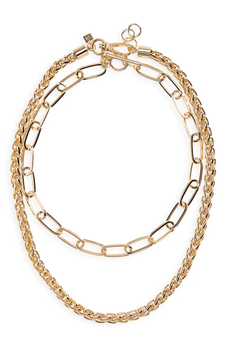 Open Edit Set of 2 Chain Necklaces | Nordstrom | Nordstrom