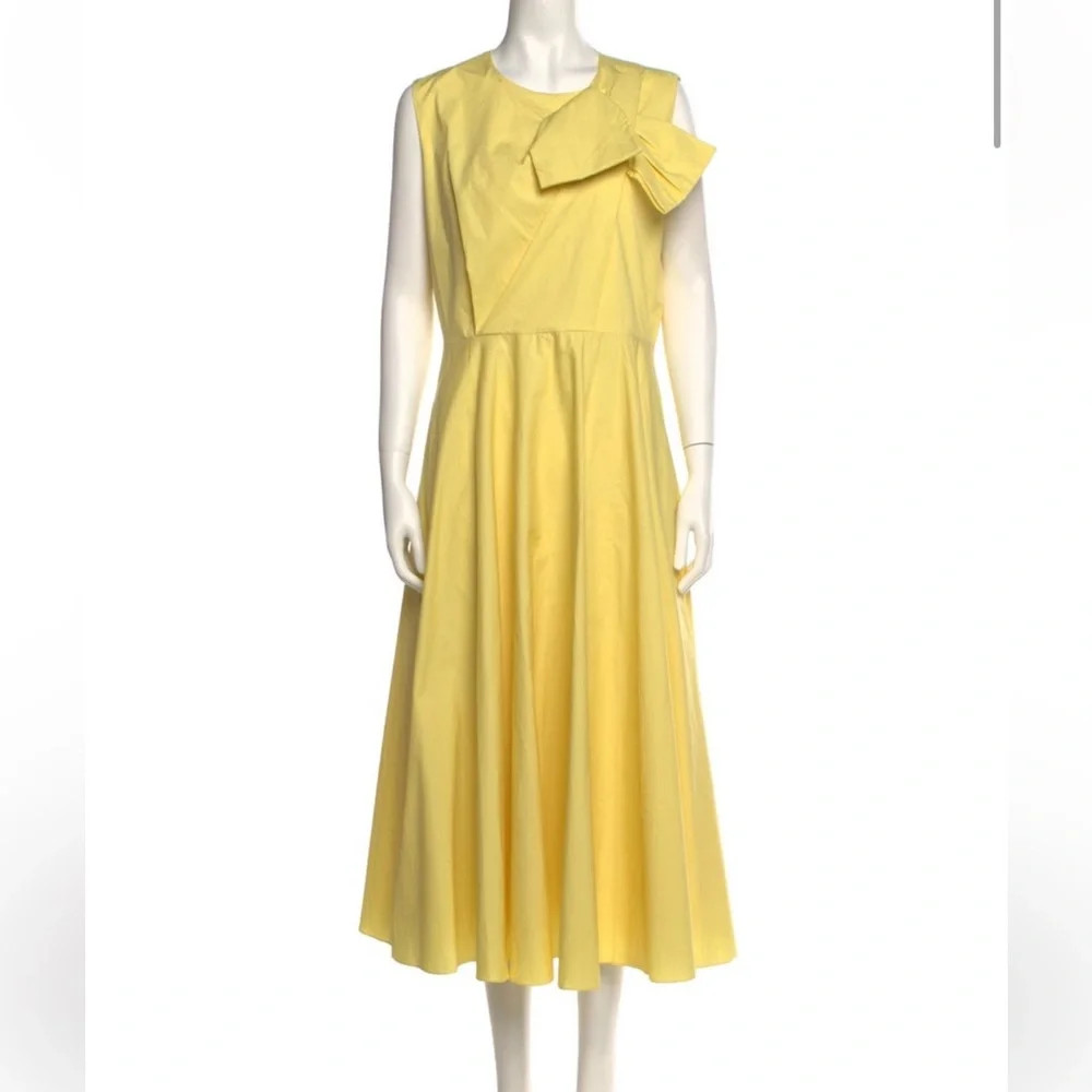 Roksanda Elegant Yellow Midi Dress | Poshmark