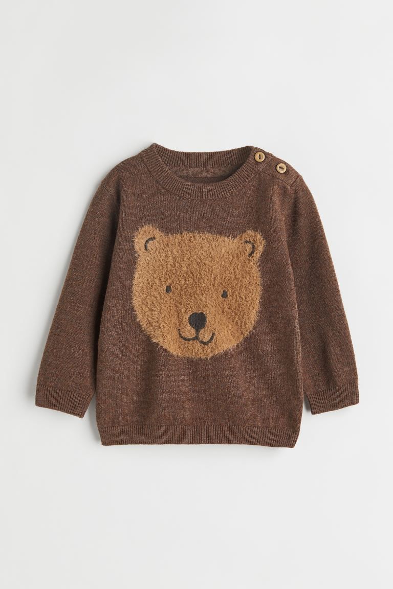 Fine-knit Sweater with Design | H&M (US + CA)