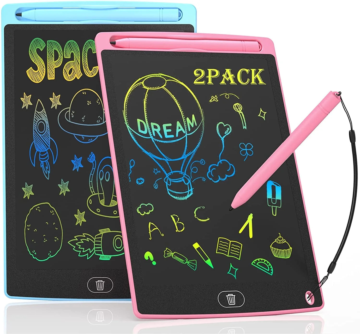 2 Pack 8.5 inch LCD Writing Tablet for Kids Drawing Pad Toddler Boys Girls Toys for Ages 2-4 5-7 | Walmart (US)
