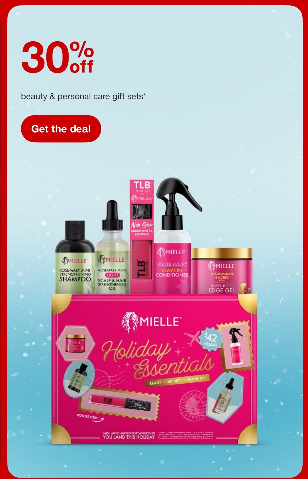 30% off beauty and personal care gifts  at Target this week only

Tween. Teen. For her. Gift ideas. Sale

#LTKBeauty #LTKGiftGuide #LTKSaleAlert