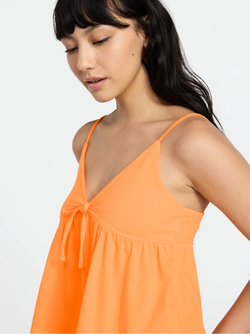 No Boundaries Babydoll Cami Top, Women's XXS-XXL | Walmart (US)