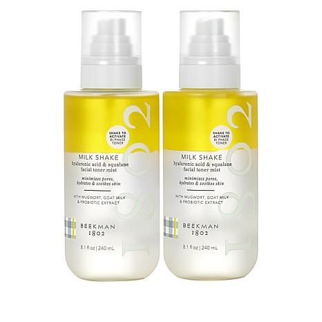 Beekman 1802 2-pack Milk Shake Hydrating & Toner Mist | HSN