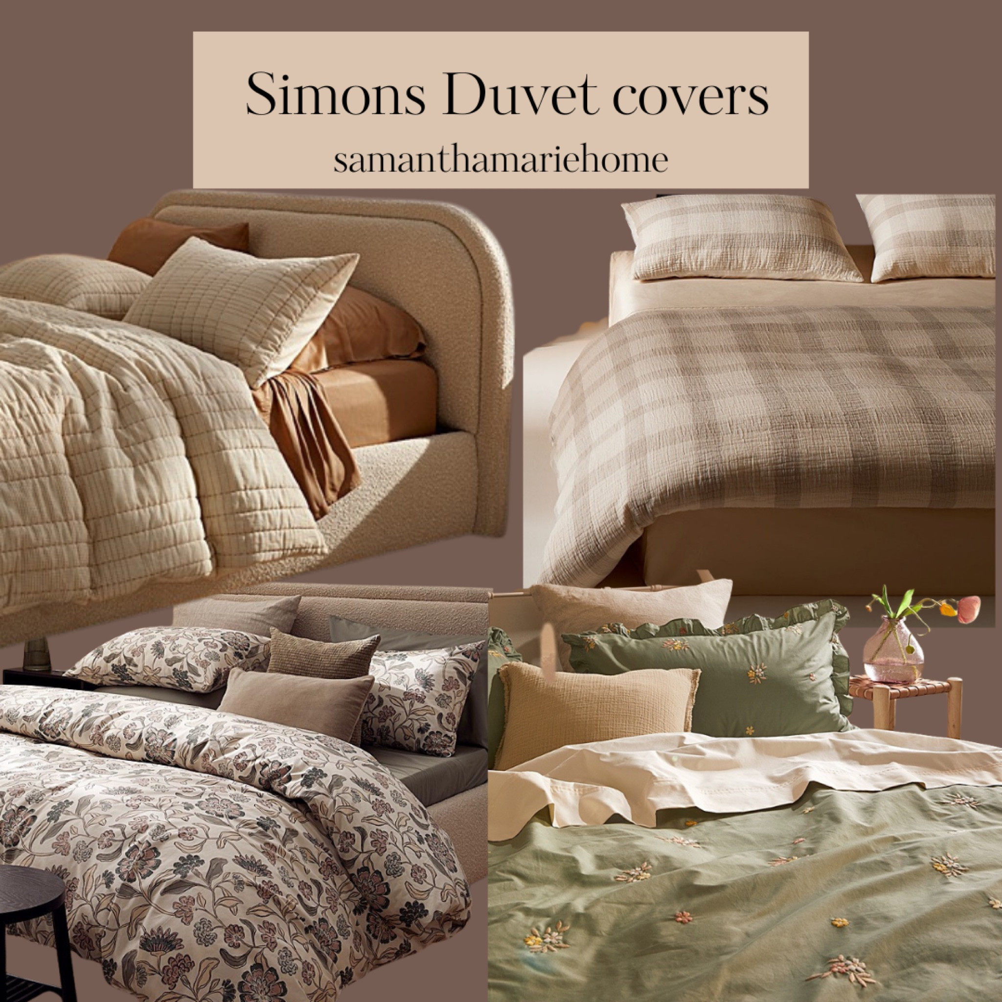 Simon’s has the best affordable bedding options! Here a few current favourites. They change out their bedding often so jump on one you like! 

#LTKstyletip #LTKcanada #LTKhome