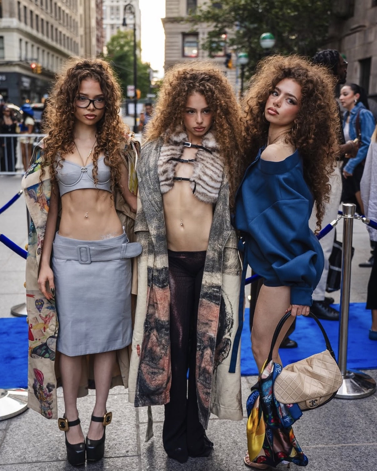 NYFW! Sunday wearing Kid Super, Fanci Club, Gucci & Bottegq Veneta. Demitra wearing Kid Super, Fanci Club, Jimmy Choo & Chanel. Eliana wearing Kid Super, Fanci Club, Jean Paul Gaultier & Valentino. 🩶🤎💙

#LTKpartywear #LTKstyletip #LTKshoes