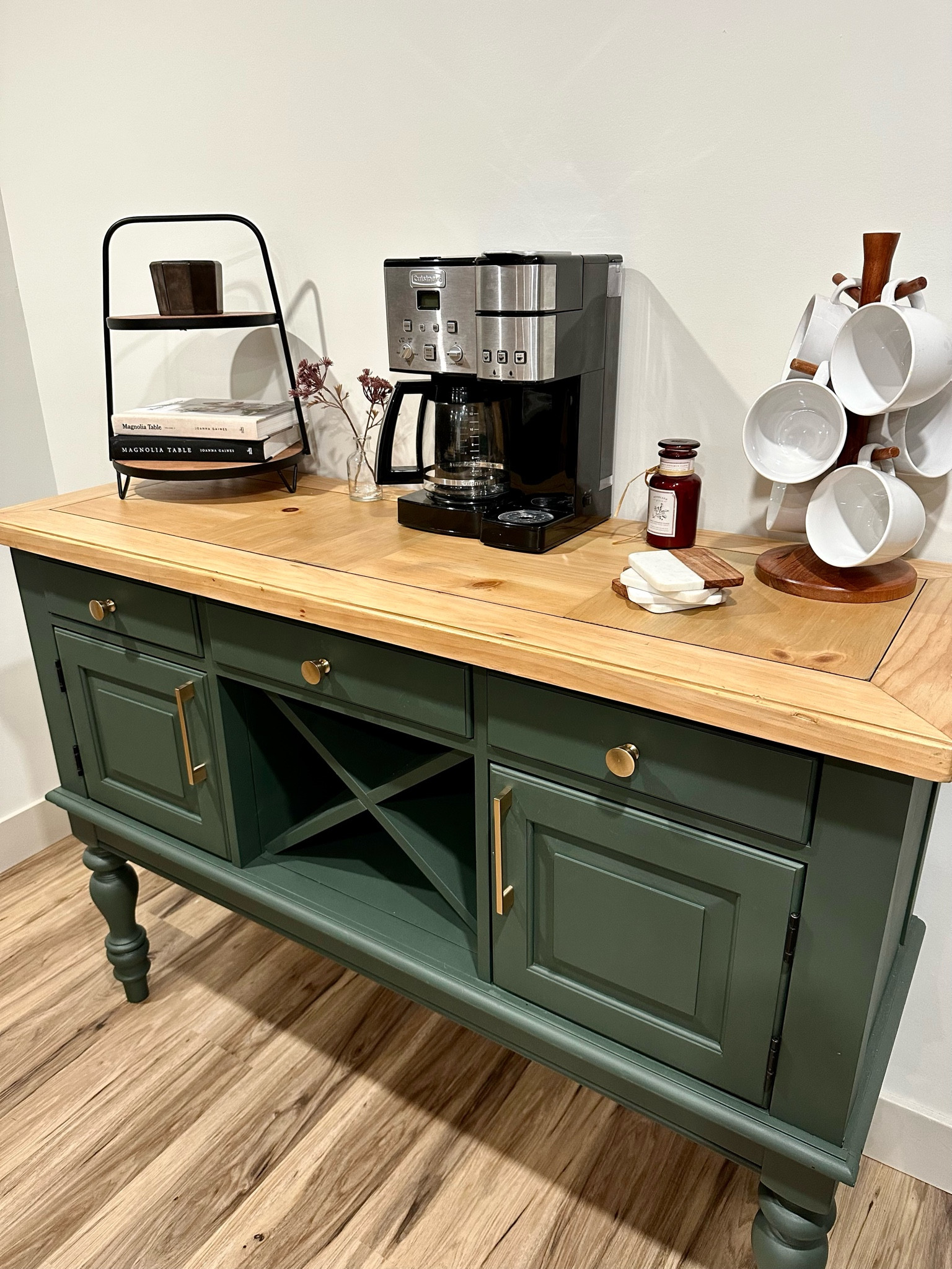 Coffee bar styling on a budget  

#LTKhome #LTKfindsunder50