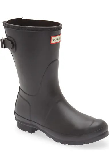 Hunter Original Short Back Adjustable Rain Boot (Women) | Nordstrom