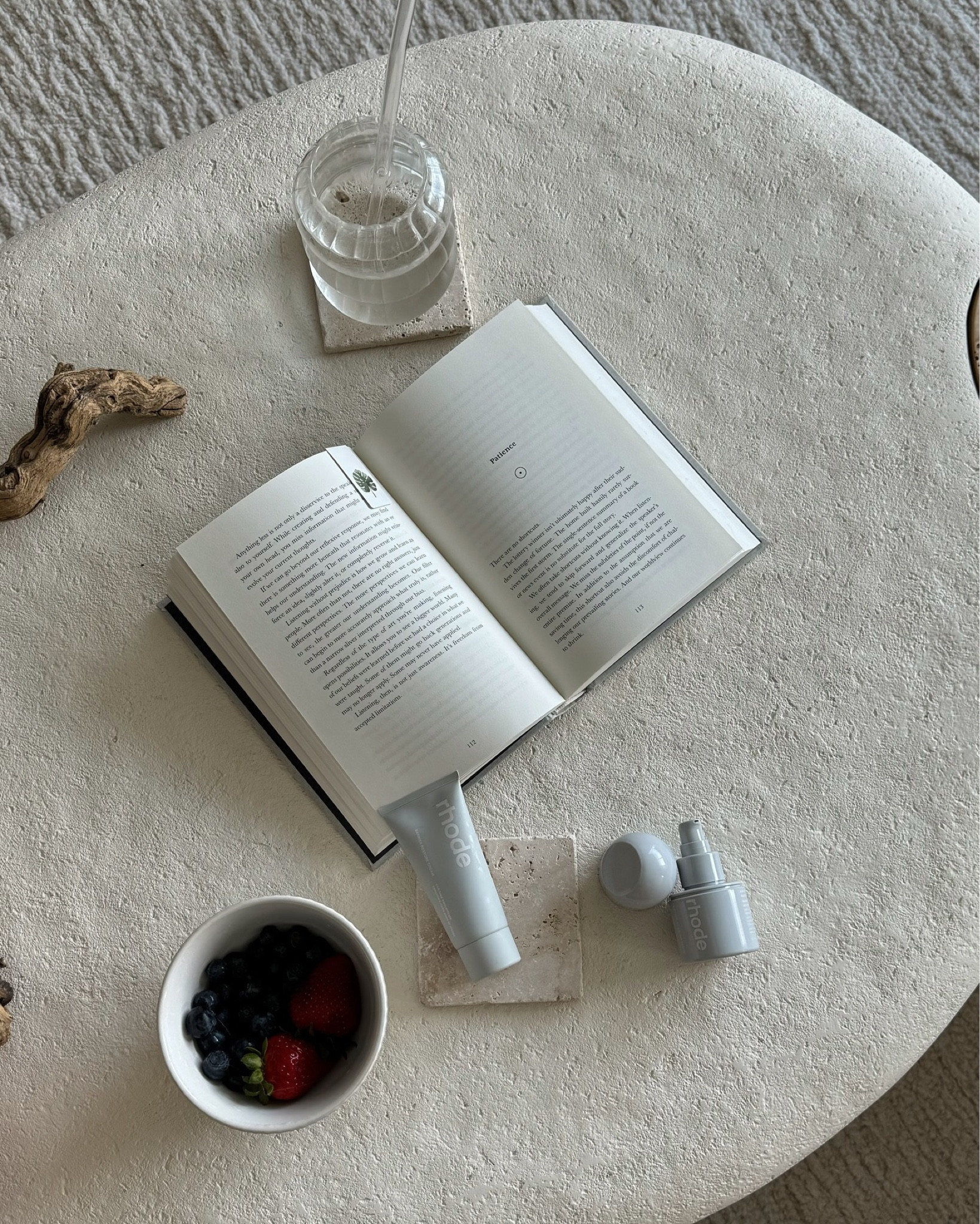Morning routine: Reading, berried, and beauty 

#LTKHome #LTKBeauty