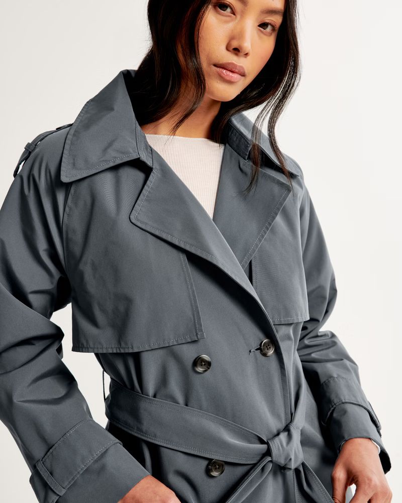 Elevated Trench Coat | Abercrombie & Fitch (US)