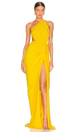 Disa Gown in Yellow | Revolve Clothing (Global)