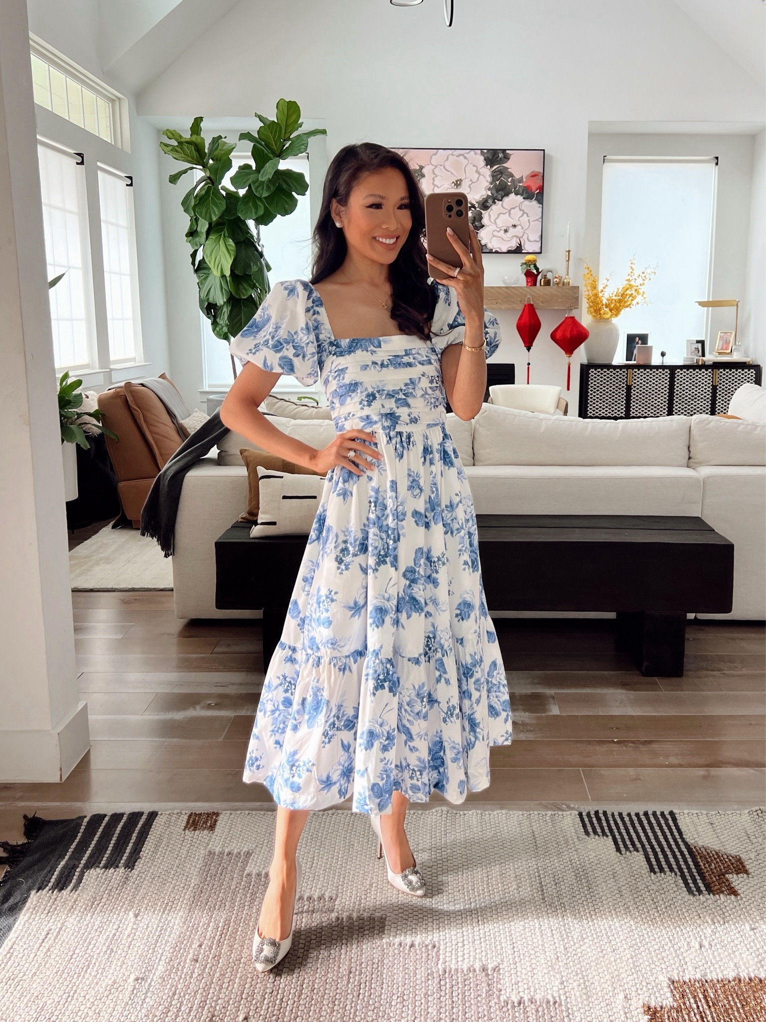 Summer dress that’s maternity friendly and also nursing friendly. Wearing size XS. Love how this is a cotton dress with pockets. Fully smocked back so it’s ultra stretchy and fully lined. 

#LTKSeasonal #LTKStyleTip