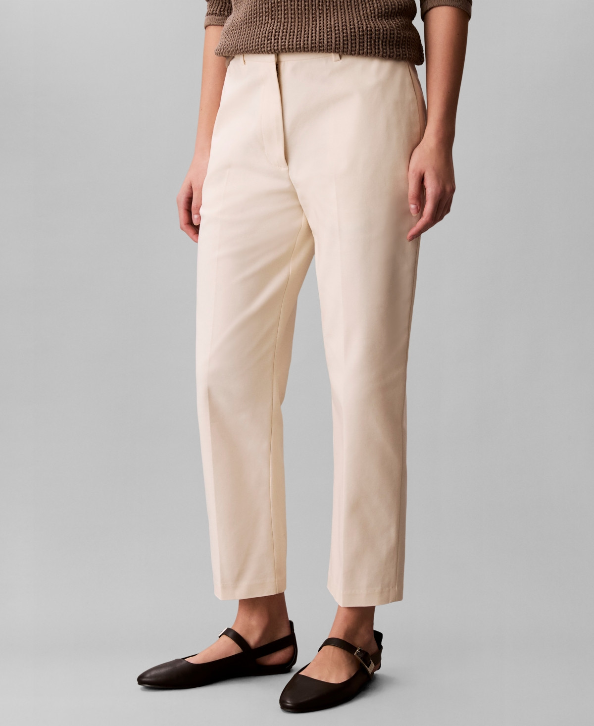 Calvin Klein Women's Straight-Leg Pants - Calico | Macy's