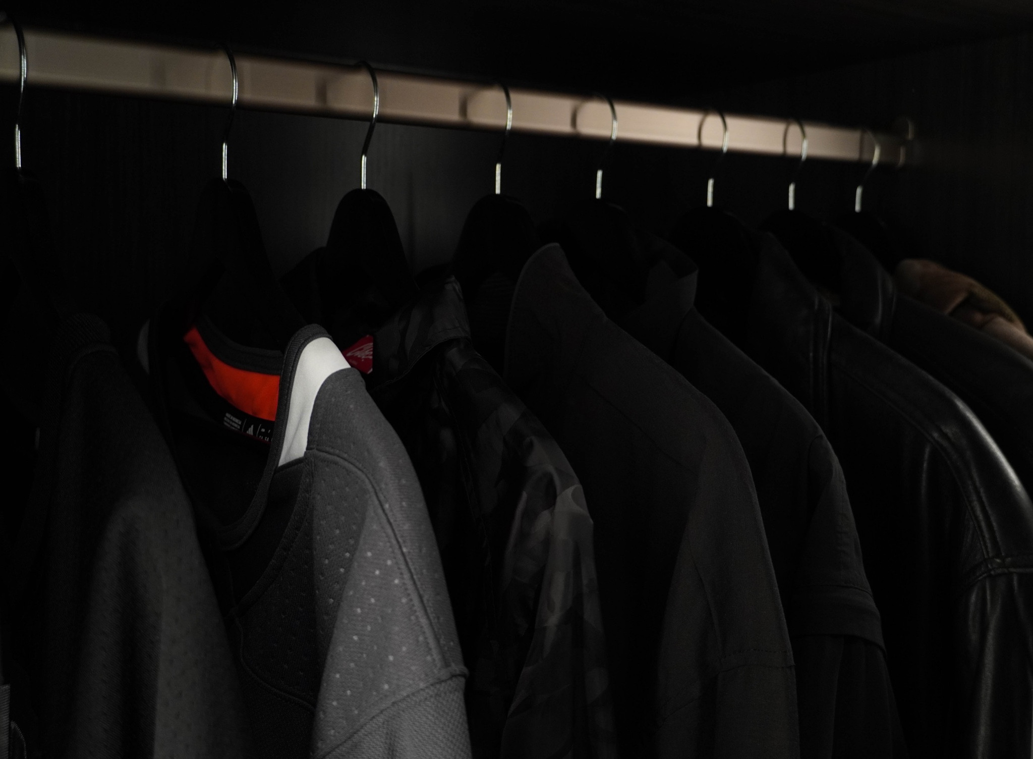 Black slim wooden hangers with pant hanger - sleek and simple

#LTKunder100 #LTKhome #LTKmens