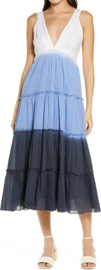 Santorini Colorblock Sleeveless Cotton Dress | Nordstrom