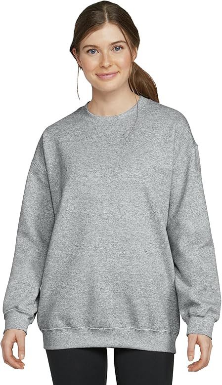 Gildan Adult Softstyle Crewneck Sweatshirt, Style GSF000 | Amazon (US)