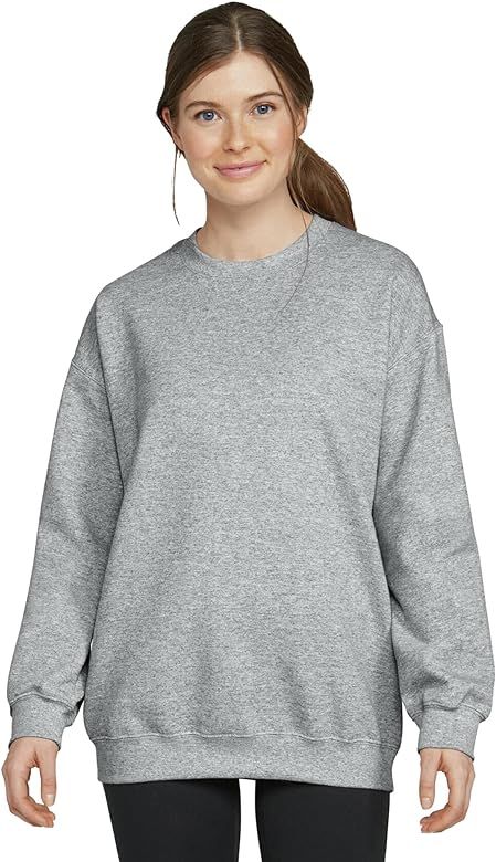 Gildan Adult Softstyle Crewneck Sweatshirt, Style GSF000 | Amazon (US)