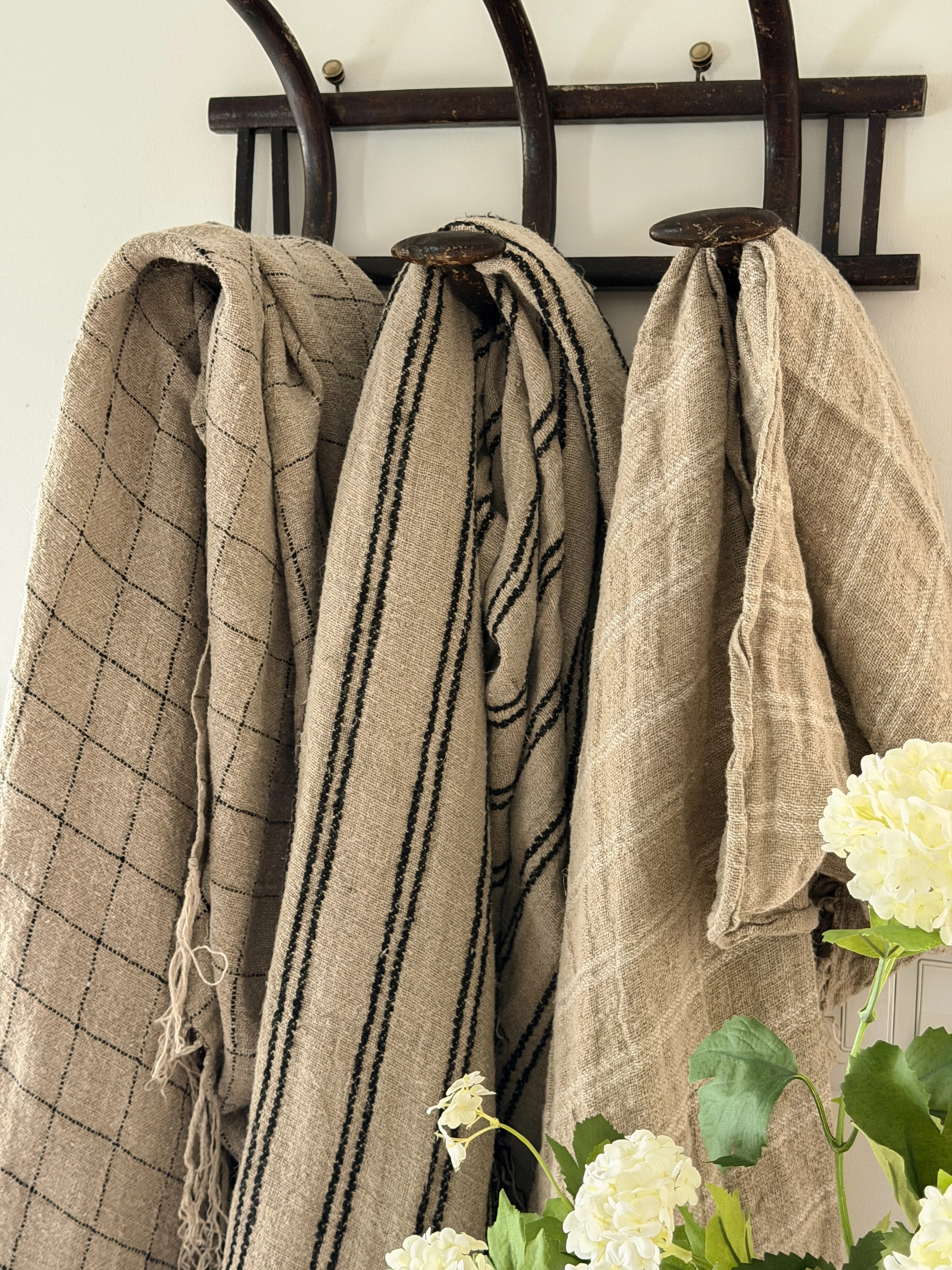 Linen Throw Blankets | Cottage and Key