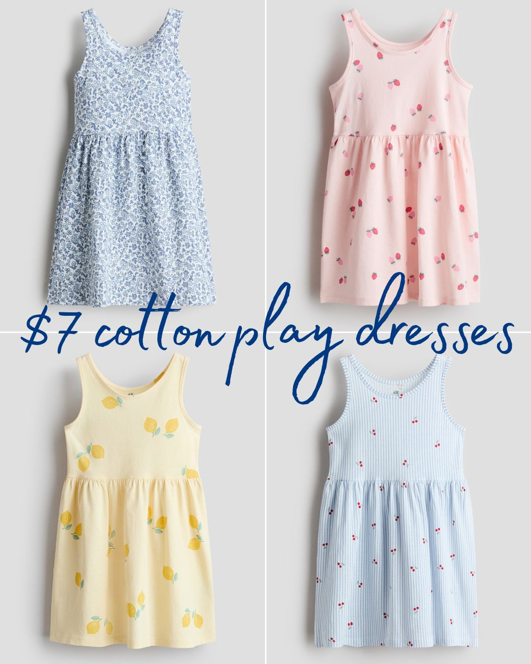 $7 cotton play dress at H&M! 

 #LTKSaleAlert #LTKKids