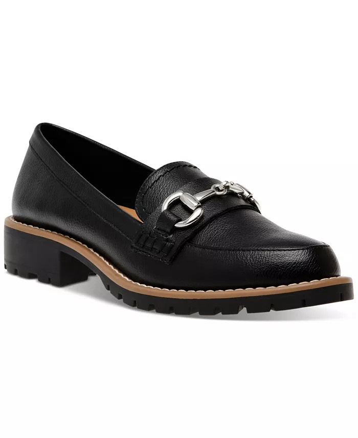 DV Dolce Vita Women's Celeste Tailored Hardware Chain Lug Sole Loafers - Macy's | Macys (US)