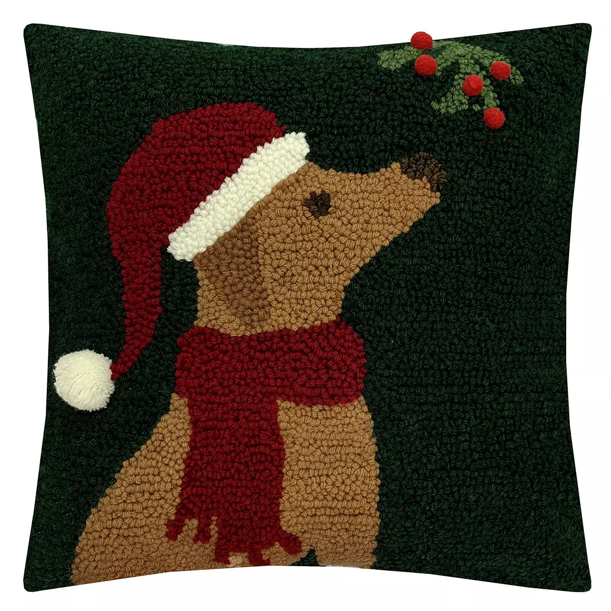 St. Nicholas Square® Mistletoe Pup Mini Throw Pillow | Kohl's