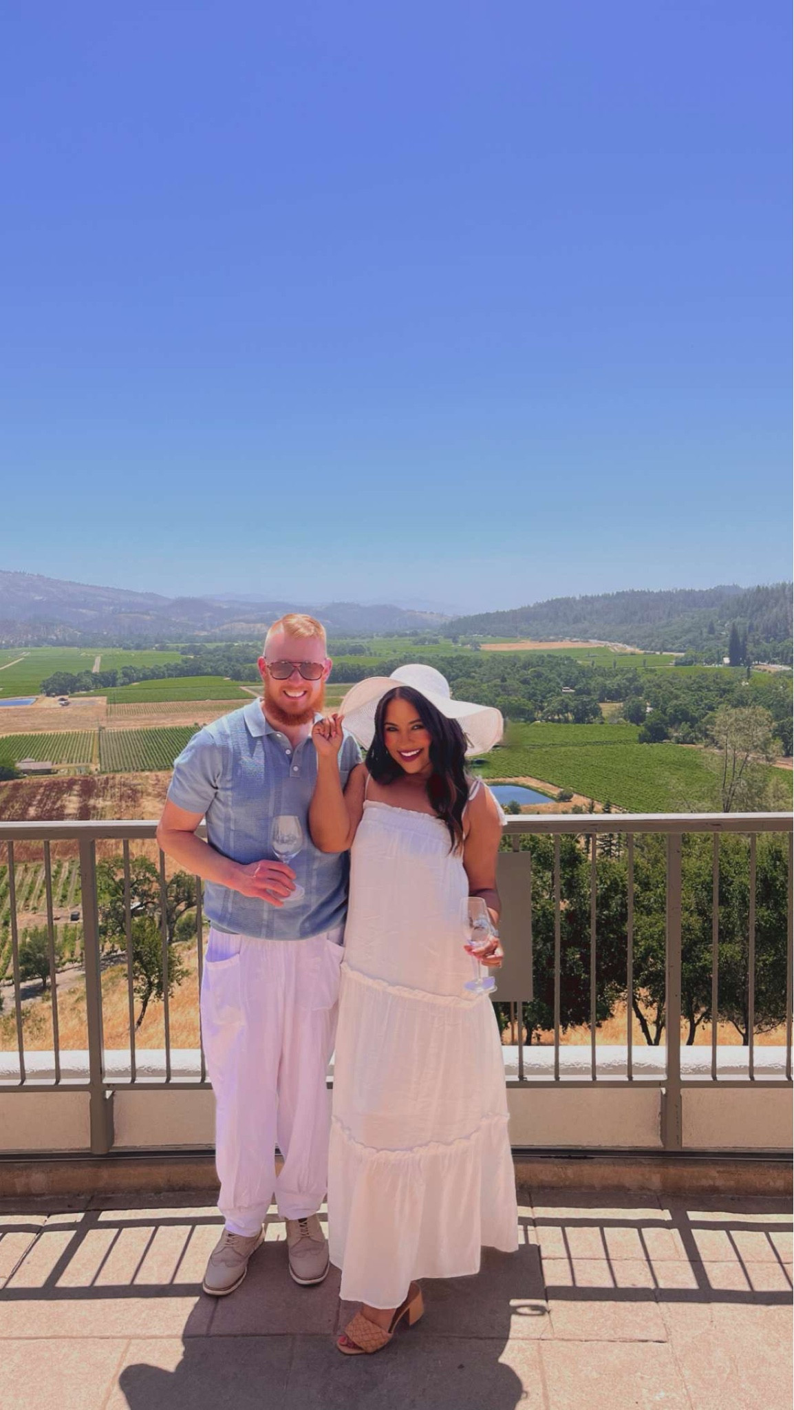 let’s reWINE this day back 🍇🚠🍷

10/10 recommend a SKY GONDOLA tour @sterlingvineyards so MUCH FUN and perfect to celebrate our anniversary yesterday 

🍷Outfit Deets 🍷
•So comfy perfect for anniversary or  honeymoon for dress 

•Perfect lightweight and airy 

•Comes in all different colors 

•Hat got so many compliments! 

•Nicks pick// he loved the shirt and the pants were airy as well 

#LTKAnniversary 
#LTKNapaValley 


#LTKStyleTip #LTKSeasonal #LTKTravel