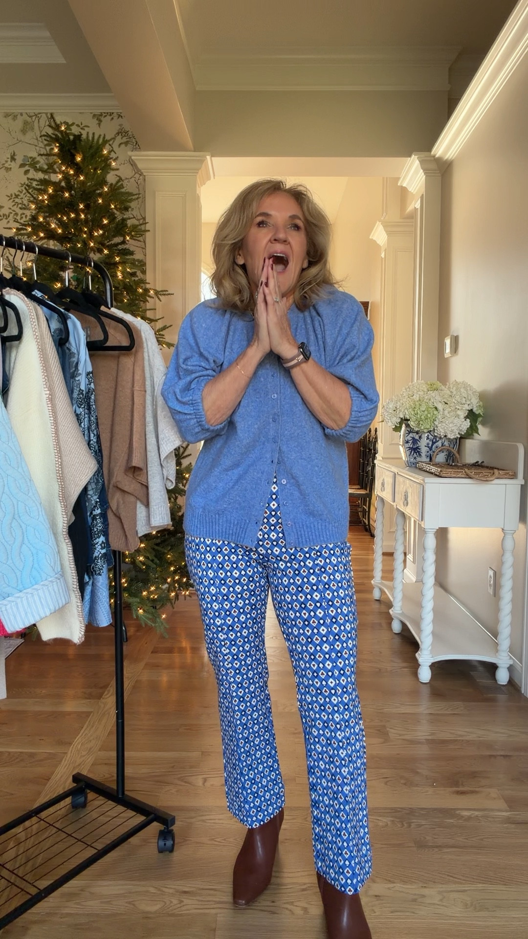 30% off code sitewide only a few exclusions @anthropologie
These pullon ponte knit pants are do cute! And smocked top is so comfy. I’ll def be getting a few other colors too  
So many great new arrivals to where all through the holiday season and beyond
Premium denim is included in the sale. I’m wearing a size 29 in the Paige denim and a 30 petite in the mother denim.
Size medium or eight in all.


#LTKFindsUnder100 #LTKCyberWeek #LTKOver40