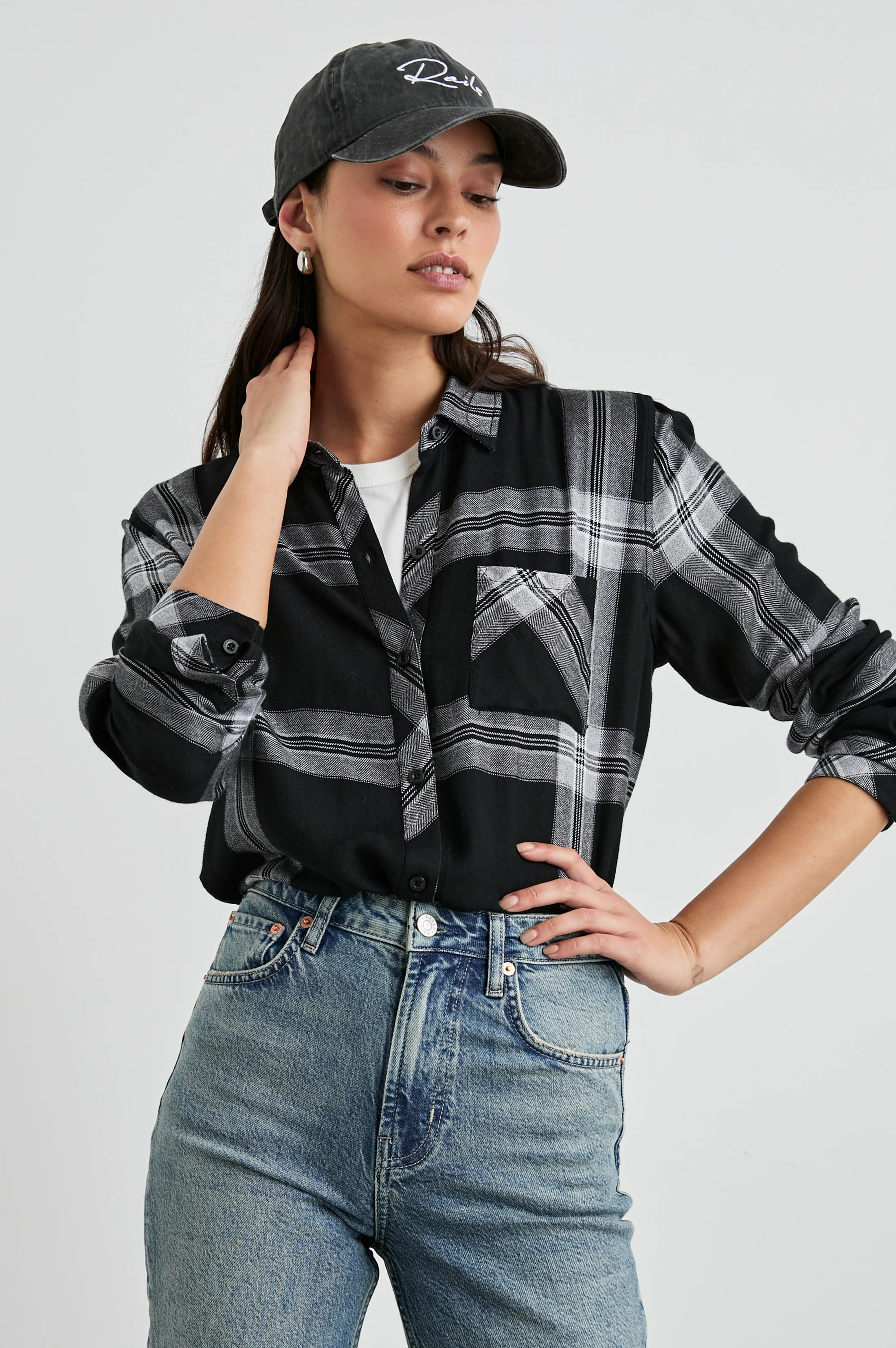 HUNTER SHIRT - BLACK CINDER | Rails